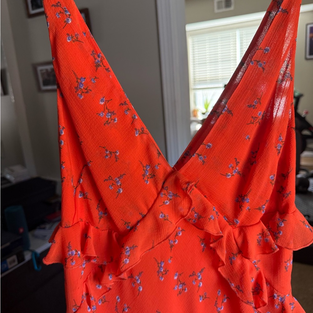 Orange Heidi Urban Outfitters Dress